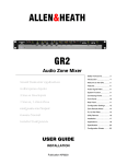 ALLEN & HEATH GR2 User guide