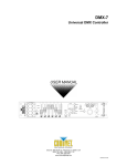 Chauvet DMX-7 User manual