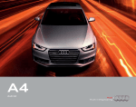 Audi a4 Owner`s manual