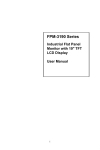 Advantech FPM-3190 User manual