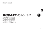 Ducati MONSTER 620 Owner`s manual