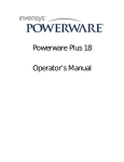 Eaton Powerware Plus 1 Operator`s manual