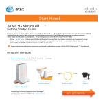 AT&T 3G MicroCell Specifications