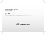 Cartronics Audio Services Pty Ltd Optima Owner`s manual