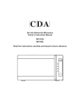 CDA MC31 Instruction manual