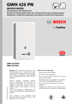 Bosch GWH 425 PN Specifications