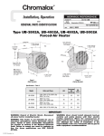 Chromalox UB-4002A Specifications