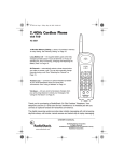 Radio Shack 43-3821 Owner`s manual
