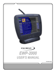 Escient EWP-2000 User`s manual