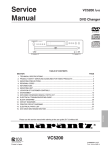 Marantz VC5200 Service manual