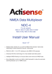 Actisense NMEA 0183 User manual