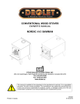 Drolet SAWMAN Owner`s manual