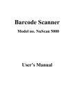 Adesso NuScan 5000 User`s manual