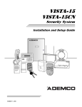 ADEMCO Security System VISTA-15CN Setup guide