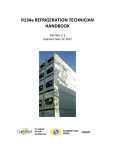 R134a REFRIGERATION TECHNICIAN HANDBOOK