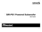 Directed Electronics SIR-PS1 User guide