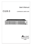 Alto CLE8.0 User`s manual