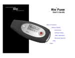 Rio Fuse User`s guide