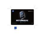 Motorola MOTOKRZR 6809502A01-C Product specifications