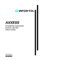 Axxess Standard Display Phone User guide