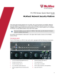 McAfee M-2750 - Network Security Platform Product guide