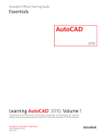 Autodesk AUTOCAD 2010 - PREVIEW GUIDE User`s guide