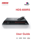EchoStar HDS-600RS User guide