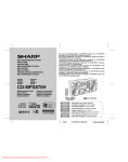 Sharp CD-MPX870H Specifications