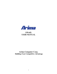 ARIMA SW44X User manual