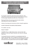 Camp Chef Mountain Series 2 Instruction manual
