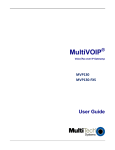 Multitech MULTIVOIP MVP-130FXS User guide