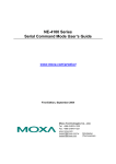 Moxa Technologies NE-4100 User`s guide
