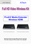 AITech Full HD Video Wireless Kit User manual