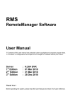 Vision VHD-800 User manual