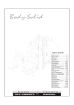 Body Solid G9U Specifications