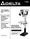 Delta 17-950L Instruction manual