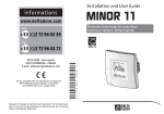 DELTA DORE MINOR 11 User guide