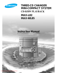 Samsung MAX-L82 Instruction manual