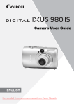 Canon Digital IXUS 980 IS User guide