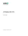 AMD ATI Radeon HD 4770 User guide