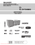 Sharp XL-DV75HMKII Specifications
