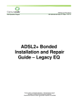 MP-2009-08-002, ADSL2+ Bonded Installation and