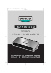 EMPHASER EA450 Specifications
