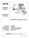 Agri-Fab 45-03084 Owner`s manual