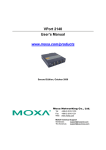 Moxa Technologies 2140 User`s manual