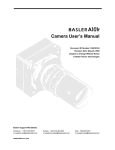 Basler A101f User`s manual