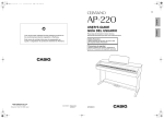 Casio AP-220 User`s guide