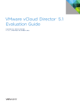 VMware VMWARE CLOUD DIRECTOR 1.0 - TECHNICAL NOTE Specifications