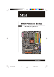 MSI 975X Platinum Series User`s manual