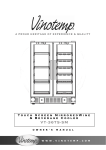 Vinotemp VT-Ice Chest 7 Operating instructions